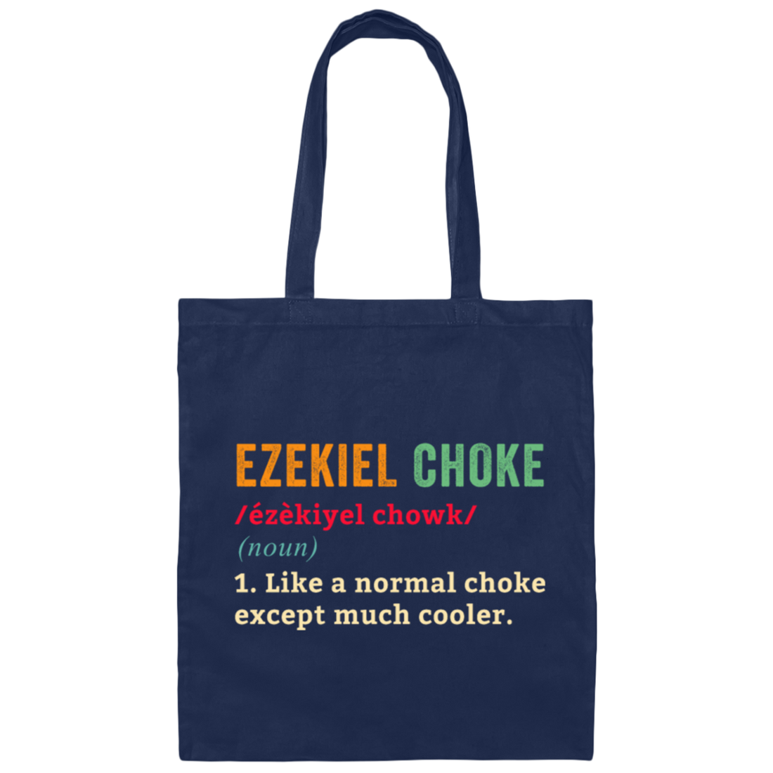 Funny Jiu Jitsu, Ezekiel Choke, Retro Jiujitsu Canvas Tote Bag