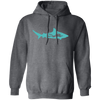 Diving Gift, Diving Silhouette, Shark Lover, Diver Gift Pullover Hoodie