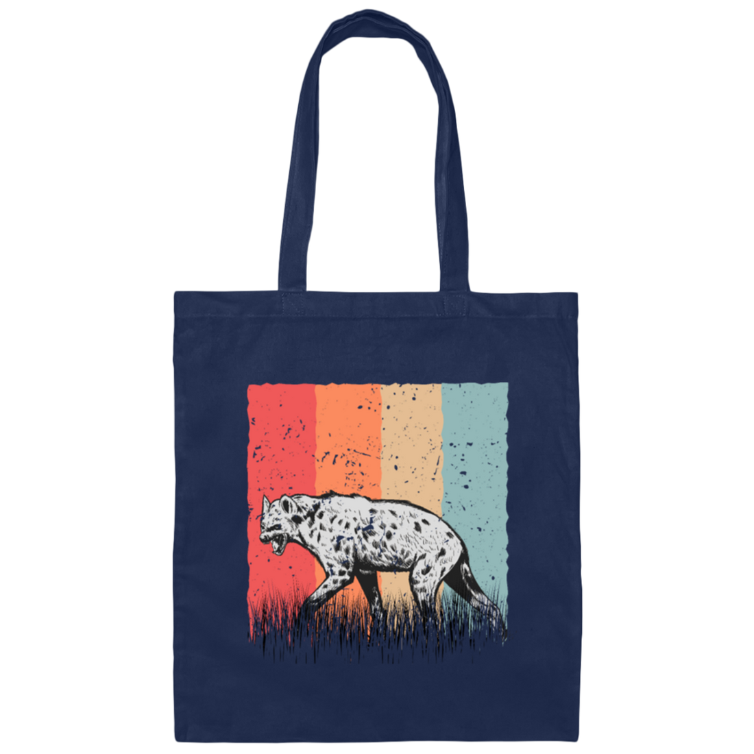 Vintage Spotted, Hyena Vintage, Stain Animal, Wildlife Africa, Favorite Animal Canvas Tote Bag