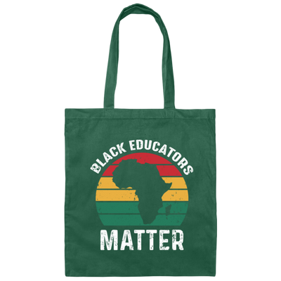 Africa Retro Black Educations Matter Retro Africa Canvas Tote Bag