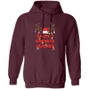 Santa Favorite Teacher, Santa Teacher, Funny Santa, Deer Santa Pullover Hoodie