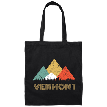 Secret Sasquatch Hidden Retro Vermont Hiding Bigfoot Canvas Tote Bag