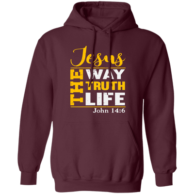 Christian Gift, Christian Statement, Love Jesus, Jesus Is The Truth Pullover Hoodie