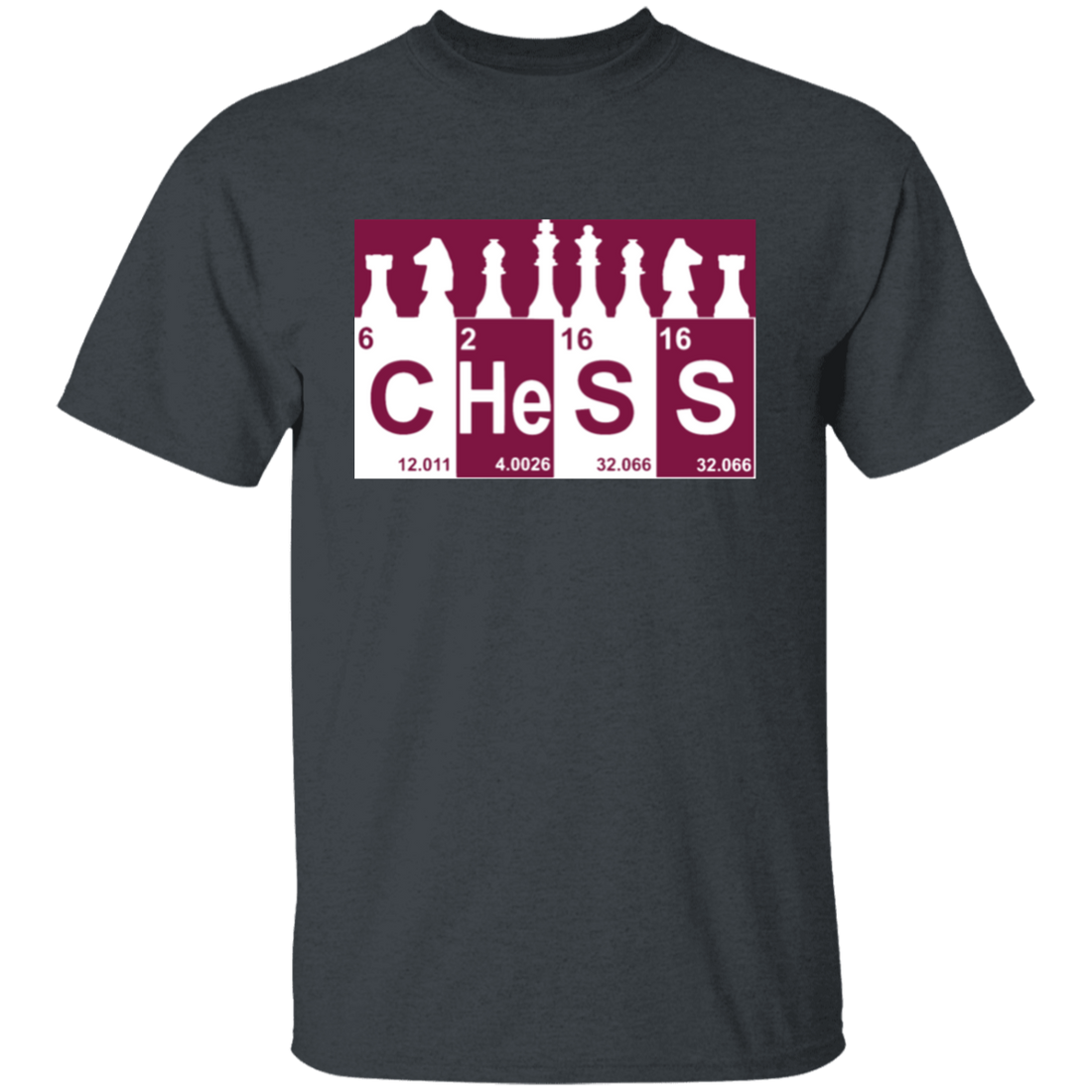 Chess Lover Gift, Chess Periodic Table, Queen Runner, Queen Chess Unisex T-Shirt