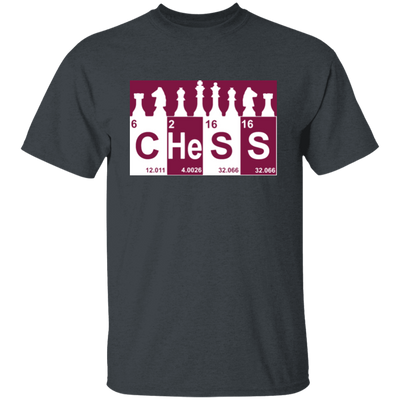 Chess Lover Gift, Chess Periodic Table, Queen Runner, Queen Chess Unisex T-Shirt