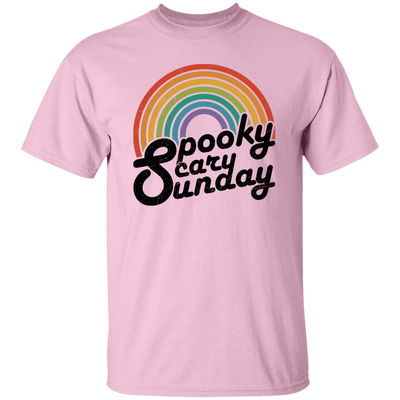 Spooky, Scary, Sunday, Rainbow Spooky, Retro Scary Unisex T-Shirt