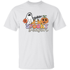 Spooky Season, Groovy Halloween, Boo And Bat Unisex T-Shirt