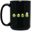 Avocado, Cute Avocado, Love Avocado, Avocado Lover Black Mug