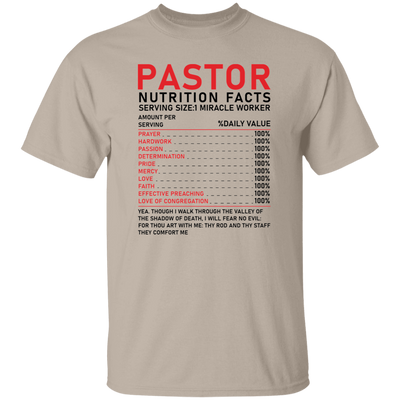 Pastor Nutrition Facts, What Is Pastor, Pastor Meaning Unisex T-Shirt