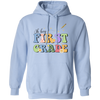 Oh Hey First Grade, Groovy First Grade, Back To School Pullover Hoodie