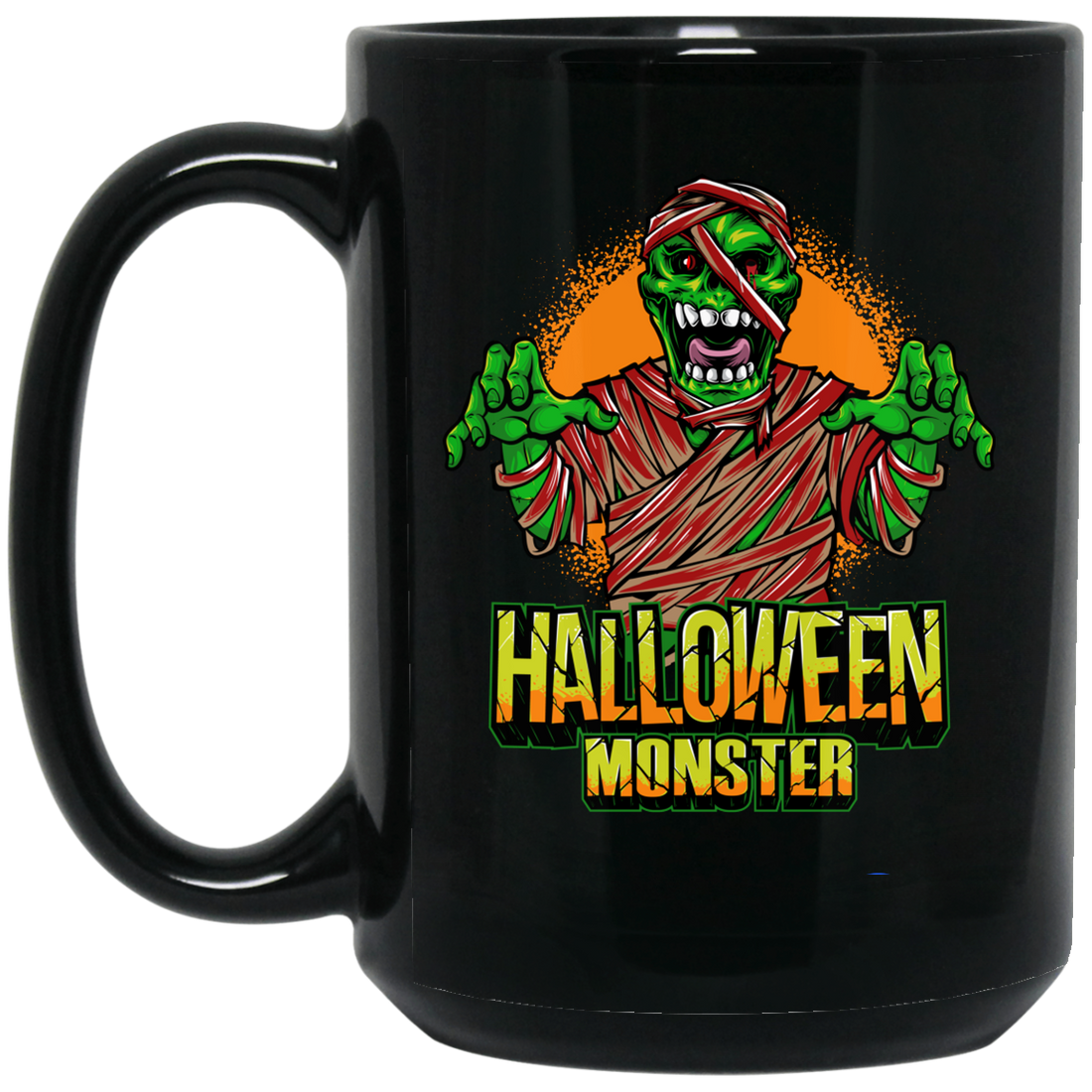 Halloween, Happy Halloween, Halloween Monster Black Mug