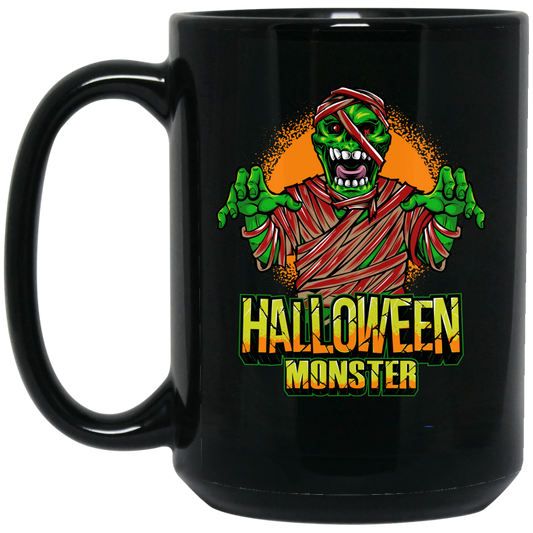 Halloween, Happy Halloween, Halloween Monster Black Mug