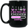 Chemical Engineer, Love Chemical Engineer Gift, Love Engineer Of Chemical Black Mug