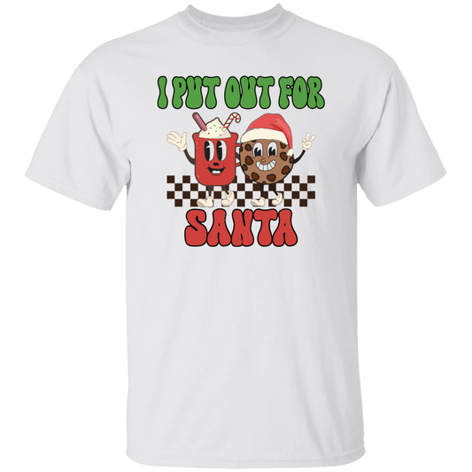 I Put Out For Santa, Love Santa, Groovy Santa, Xmas Unisex T-Shirt