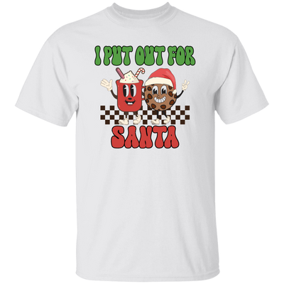 I Put Out For Santa, Love Santa, Groovy Santa, Xmas Unisex T-Shirt