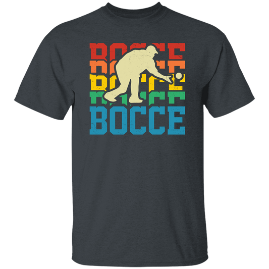 Retro Bocce, Bocce Ball, Bocci Ball, Vintage Boccie Unisex T-Shirt