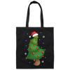 Funny Christmas Tree, Christmas Tree, Love Xmas, Merry Christmas, Trendy Chrismas Canvas Tote Bag