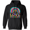 Love Needs No Words, Puzzle Of Love, Pride Month Pullover Hoodie