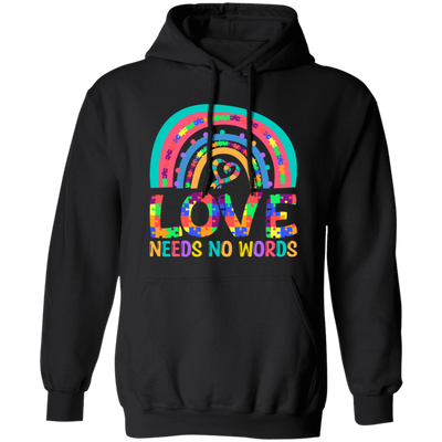 Love Needs No Words, Puzzle Of Love, Pride Month Pullover Hoodie