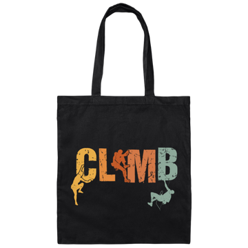 Retro Climb, Love To Climb, Climber Gift, Best Climb Ever, Best Sport, Climb Vintage Canvas Tote Bag