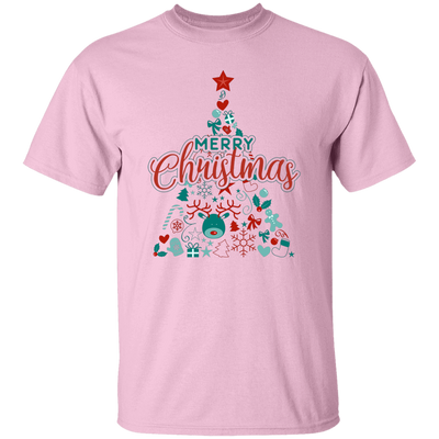 Christmas Tree, Christmas Pattern, Modern Christmas, Merry Christmas, Trendy Christmas Unisex T-Shirt