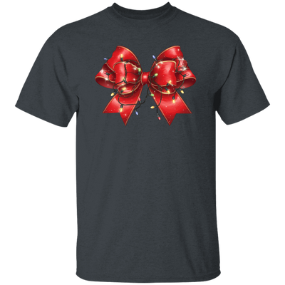 Red Bow, Christmas Light, Love Xmas, Bling Christmas Christmas Unisex T-Shirt