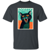 Meowing Love Gift, Cat In Retro Style, Lovely Cat, Funny Cat Poster Unisex T-Shirt