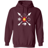 Denver Colorado, Snowboarding Direction, Sun Snow And Mountain Pullover Hoodie