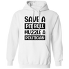 Save A Pit Bull Muzzle A Politician, Love Pit Bull Pullover Hoodie