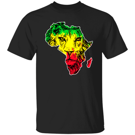 Africa Love Gift, Lion In Africa Map, Black History Gift, My Love Matter Unisex T-Shirt