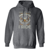 When Life Gets Complicated, I Ride, Retro Rider Pullover Hoodie