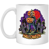 Halloween Holiday, Happy Halloween, Horror Night White Mug