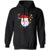 Baseball Christmas, Bright Light Line, Reindeer Xmas Horn, Merry Christmas, Trendy Christmas Pullover Hoodie