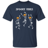 Dancing Skeleton, Spooky Vibes, Happy Halloween Unisex T-Shirt