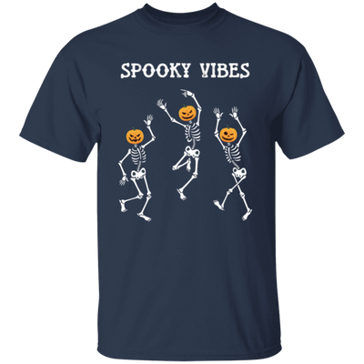 Dancing Skeleton, Spooky Vibes, Happy Halloween Unisex T-Shirt