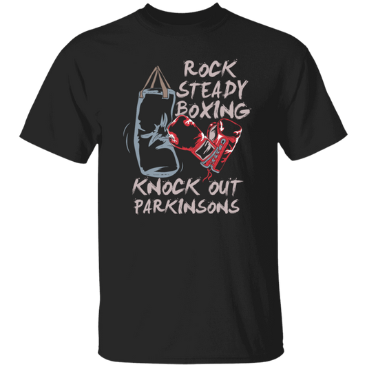 Parkinsons Fighter Rock, Steady Boxing, Knock Out Sporty Stronger Unisex T-Shirt