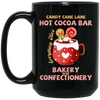 Candy Cane Lane Hot Cocoa Bar, Bakery And Confectionery, Merry Christmas, Trendy Christmas Black Mug