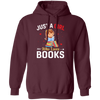 Just A Girl Who Loves Books, Bookworm, Baby Girl Pullover Hoodie