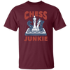 Chess Junkie, Chess, Chess Player, Chess Sport Unisex T-Shirt