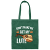 Vintage Lute Gifts, Lute Players Gift Instrument Canvas Tote Bag