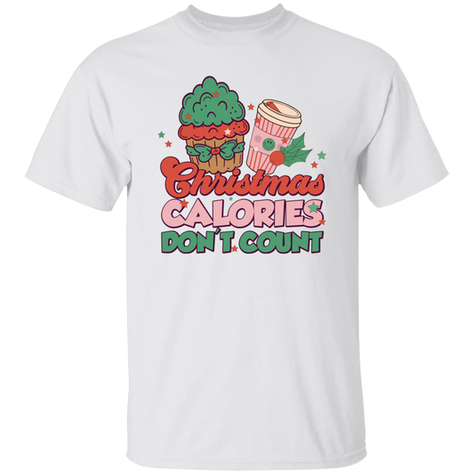 Christmas Calories Don't Count, Don't Count Calories, Merry Christmas, Trendy Christmas Unisex T-Shirt