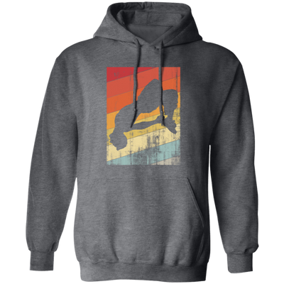 Skirter Motif, Great Gift Parkour, Freerunning For Parkour, Freerunners Lover Vintage Pullover Hoodie