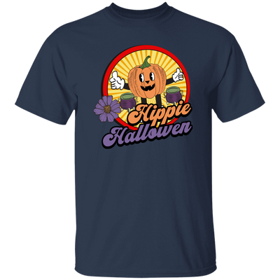 Hippie Halloween, Groovy Halloween, Groovy Pumkpin Unisex T-Shirt