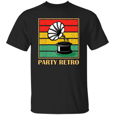 Retro Grammophone, Party Retro, Retro Music Unisex T-Shirt