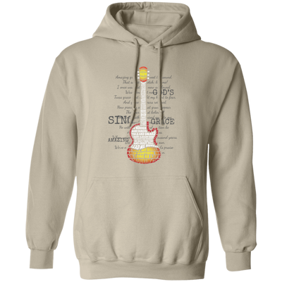 Christian Band, Amazing Guitar Grace, Love Guitar Gift, Best Music Lover Pullover Hoodie