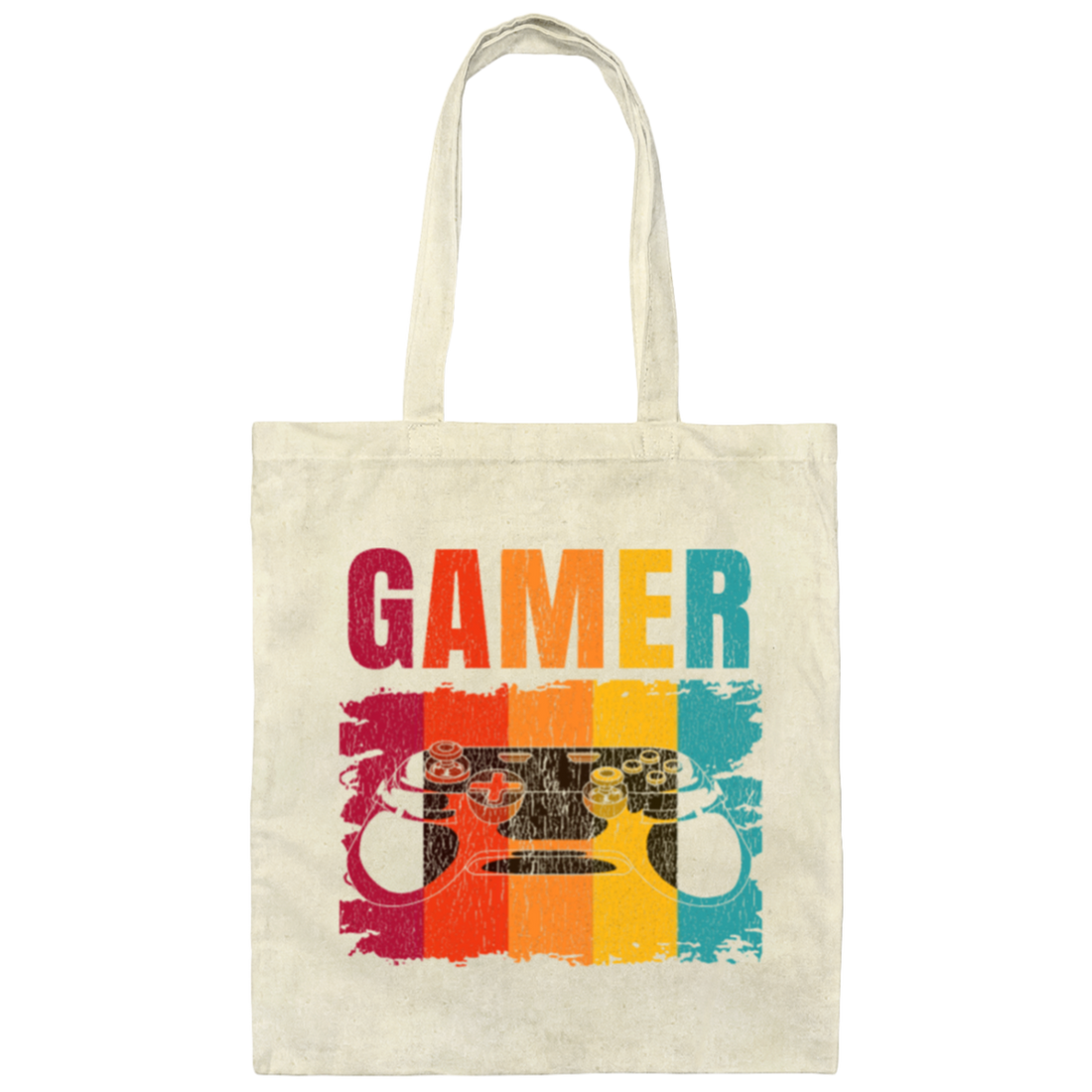 Gamer Nerd Geek Pro, Retro Gamer  Gift Canvas Tote Bag