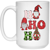 Ho Ho Ho, Xmas Gnome, Merry Christmas, Cute Gnome White Mug