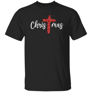Red Glitter Christmas, Pastor Gift, Merry Christmas, Red Christian, Trendy Chrismas Unisex T-Shirt