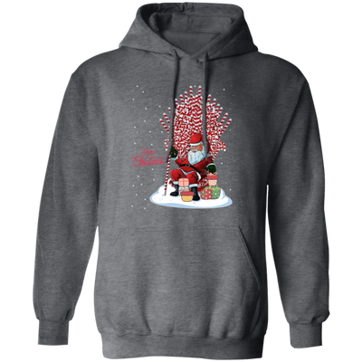 Old Santa, Drunk Christmas, Angry Santa, Chieftain Santa, Merry Christmas, Trendy Christmas Pullover Hoodie