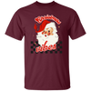 Christmas Vibes, Groovy Xmas, Cute Santa, Santa Face, Merry Christmas, Trendy Christmas Unisex T-Shirt